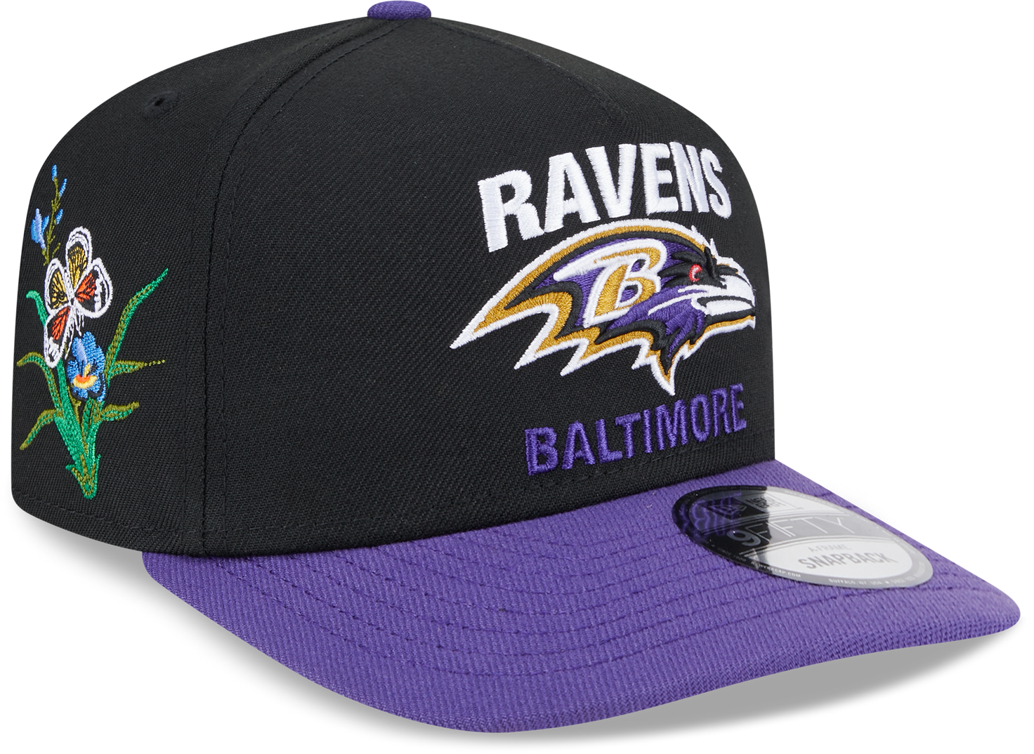 Baltimore Ravens Butterfly Garden 950 Snapback Cap