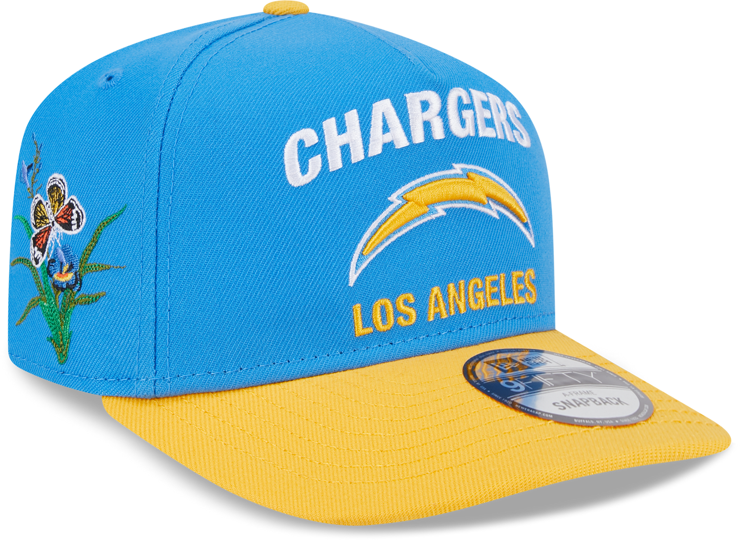 Los Angeles Chargers Butterfly Garden 950 Snapback Cap