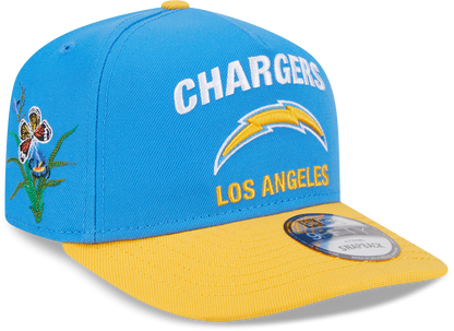 Los Angeles Chargers Butterfly Garden 950 Snapback Cap