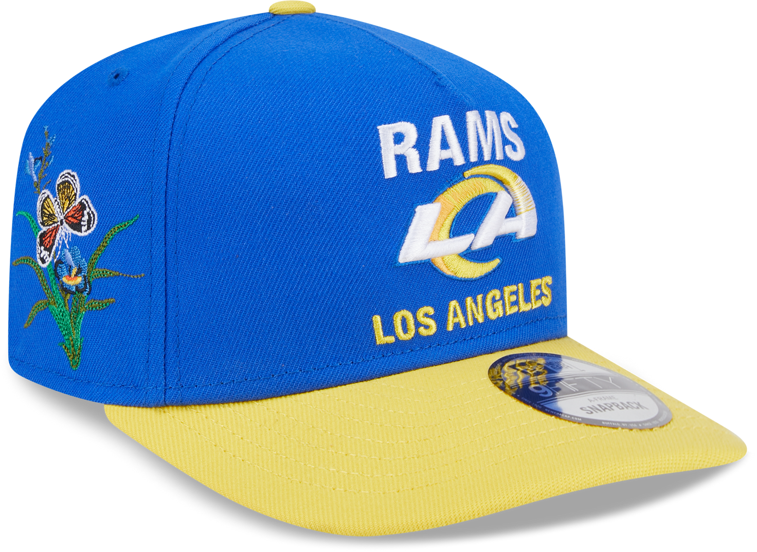 Los Angeles Rams Butterfly Garden 950 Snapback Cap