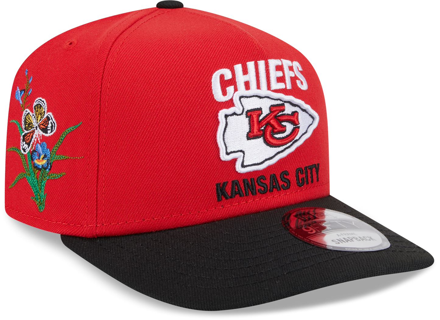 Kansas City Chiefs Butterfly Garden 950 Snapback Cap