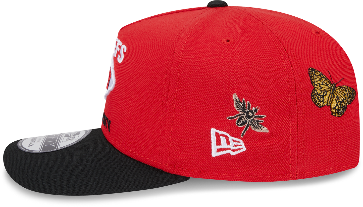 Kansas City Chiefs Butterfly Garden 950 Snapback Cap