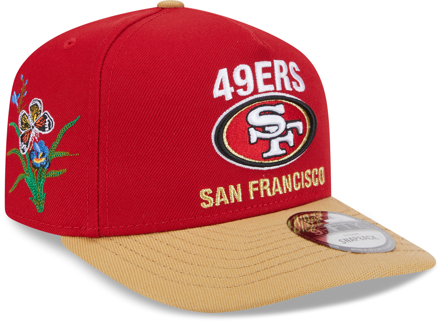 San Francisco 49ers Butterfly Garden 950 Snapback Cap