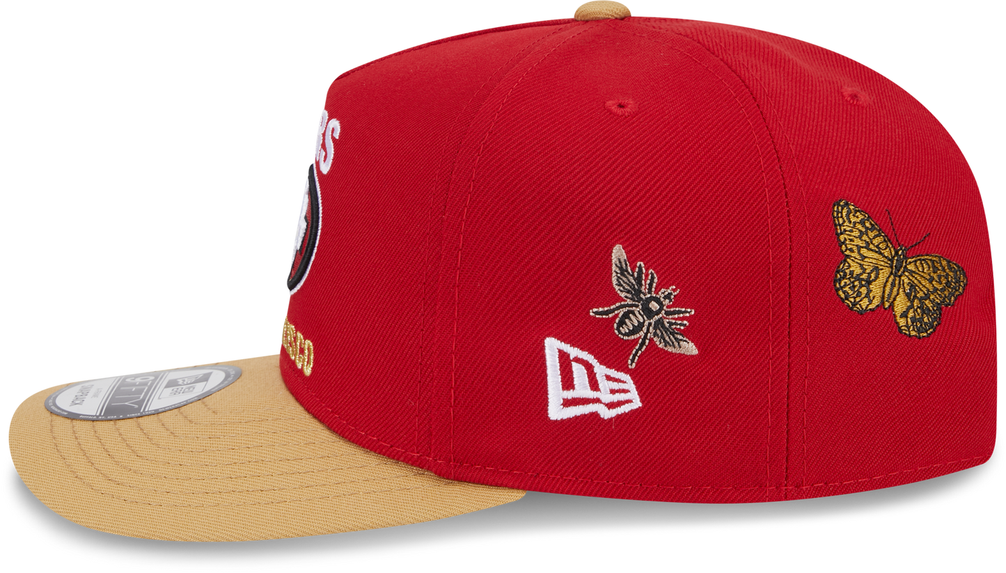 San Francisco 49ers Butterfly Garden 950 Snapback Cap