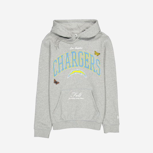 Los Angeles Chargers Butterfly Garden Hoodie