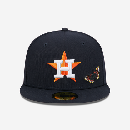 Houston Astros Butterfly Garden Baseball Cap