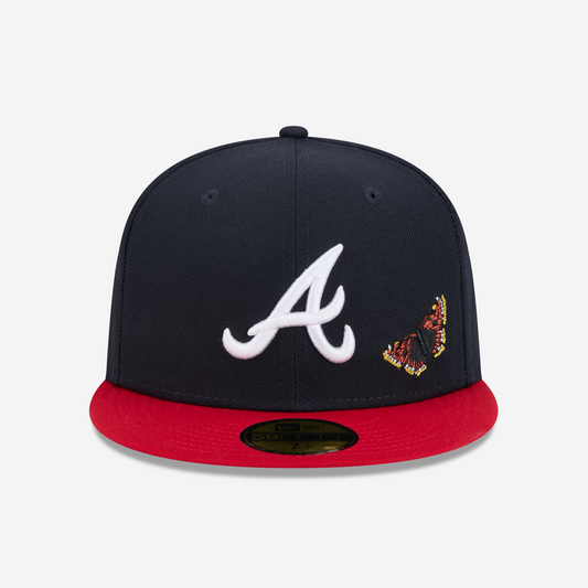 Atlanta Braves Butterfly Garden Baseball Cap