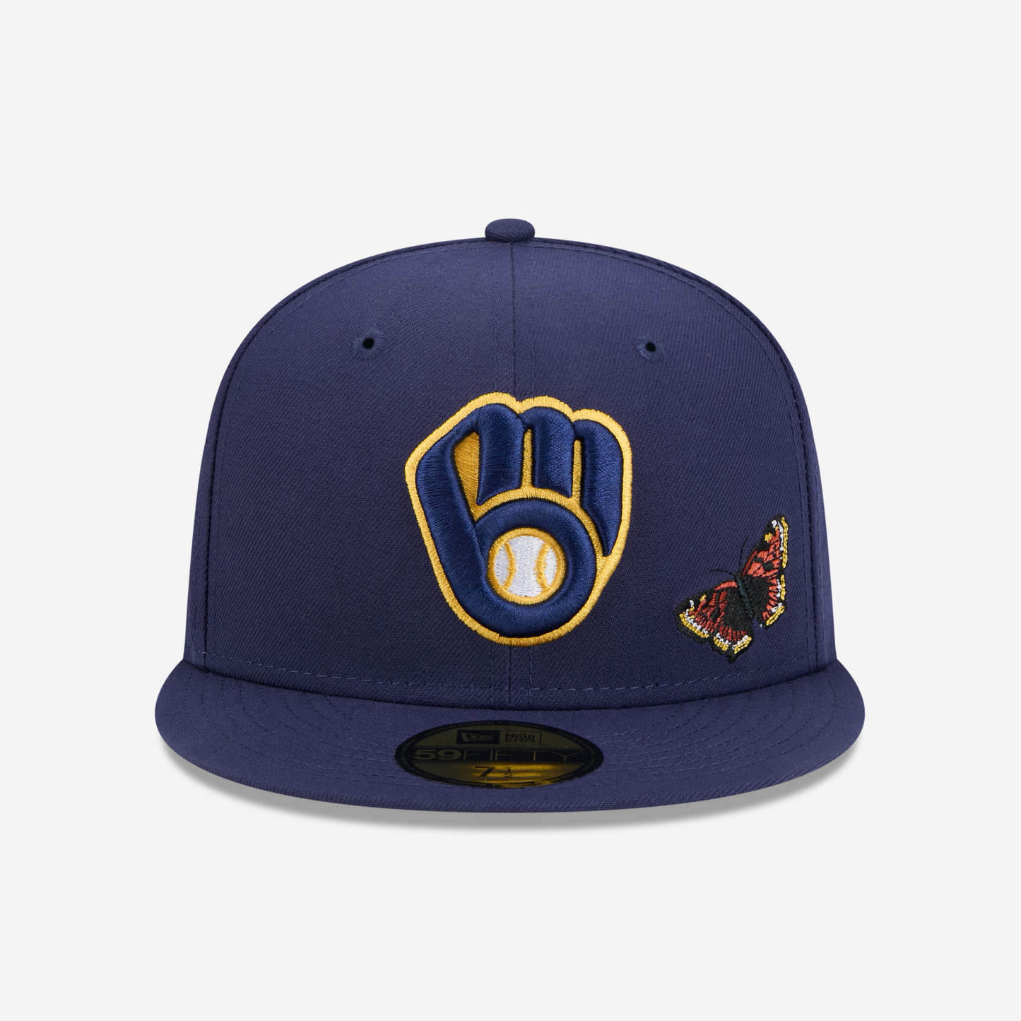 Milwaukee Brewers Butterfly Garden Baseball Cap