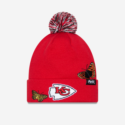 Kansas City Chiefs Butterfly Garden Beanie