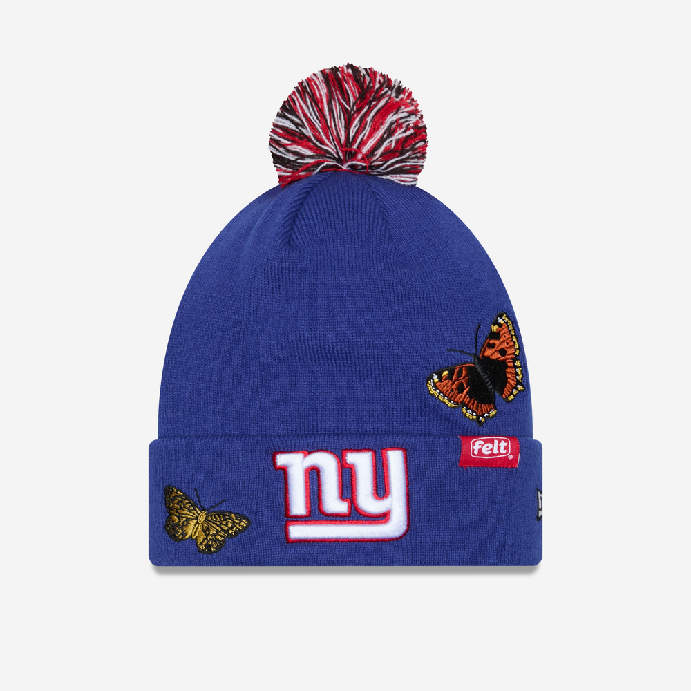 New York Giants Butterfly Garden Beanie