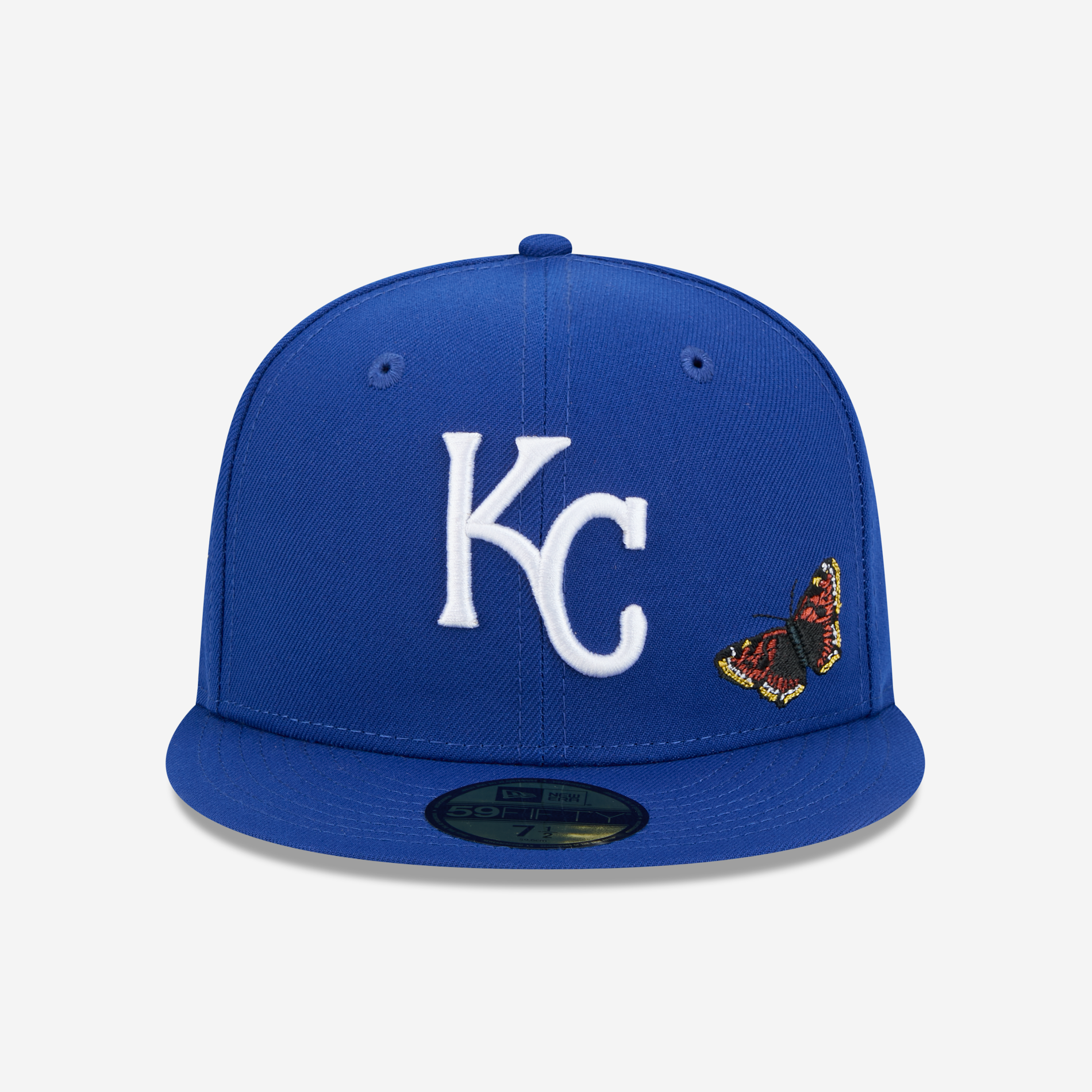 KC Royals logo hat - Kansas City shops patterned all over baseball dad grandpa fitted