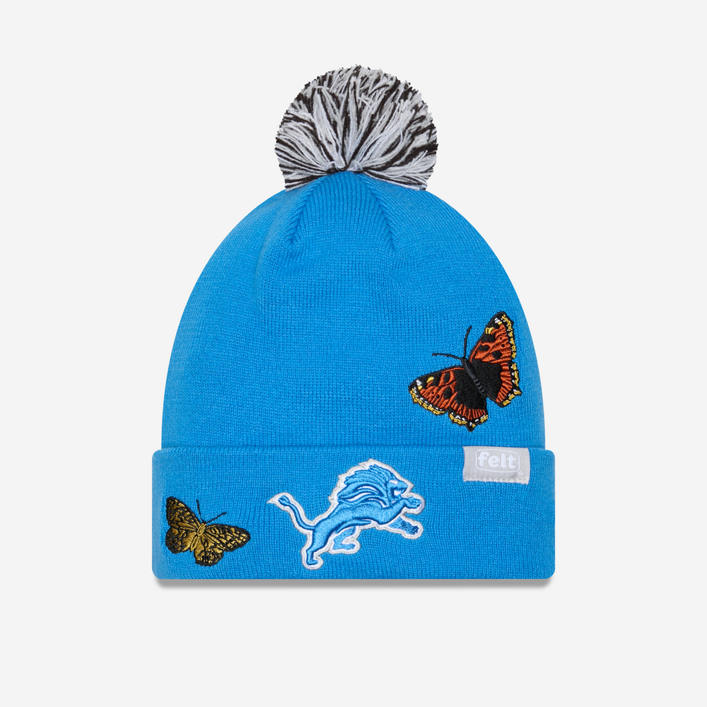 Detroit Lions Butterfly Garden Beanie