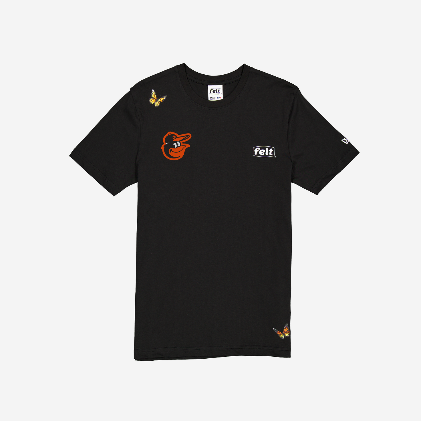 Baltimore Orioles Butterfly Tee - Felt - For Every Living Thing