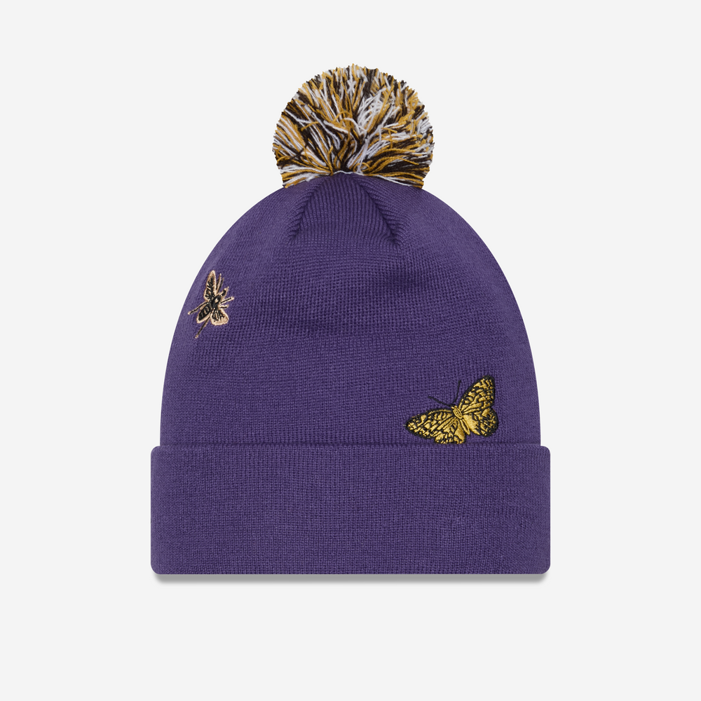 Baltimore Ravens Butterfly Garden Beanie