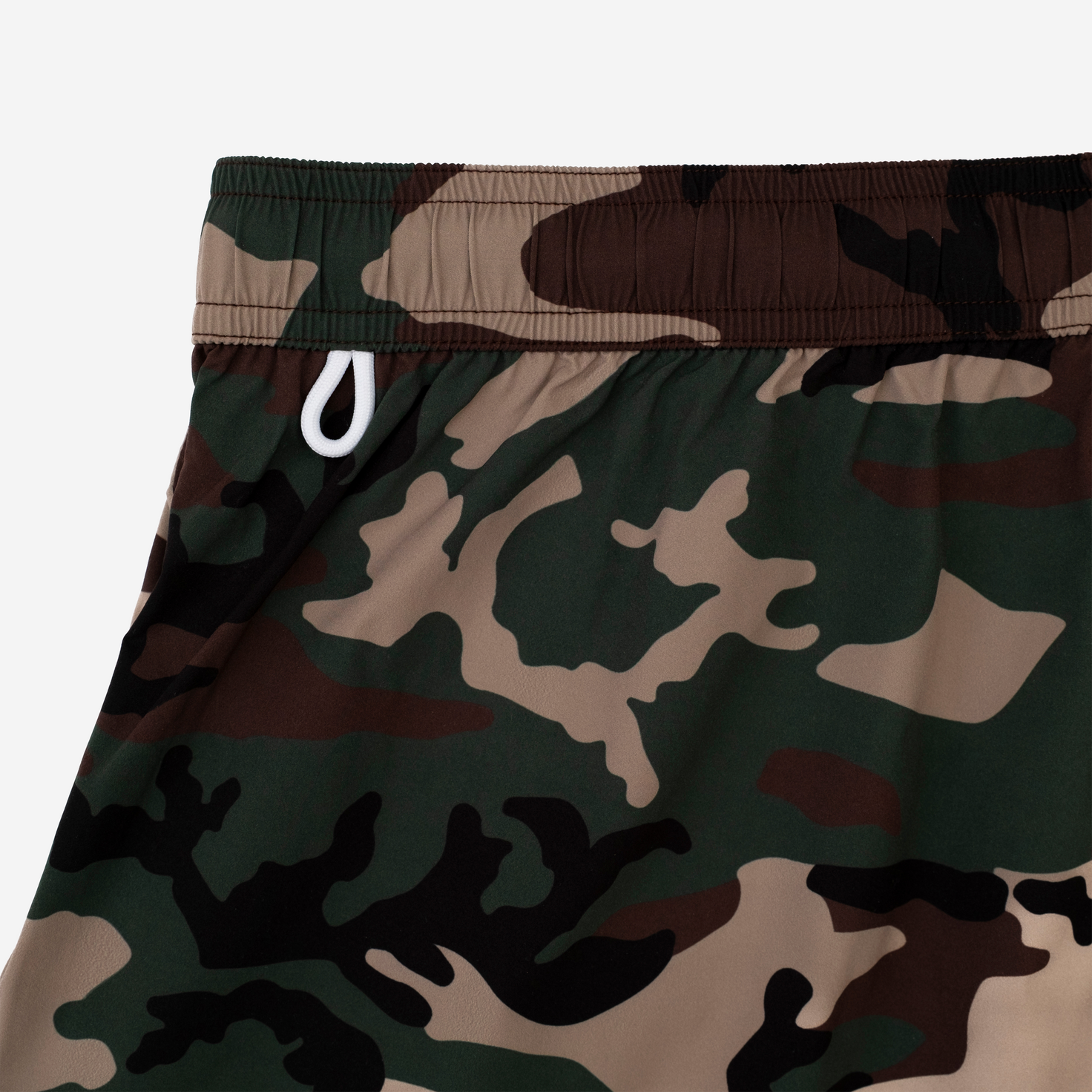 Camouflage Work Logo Swim Shorts