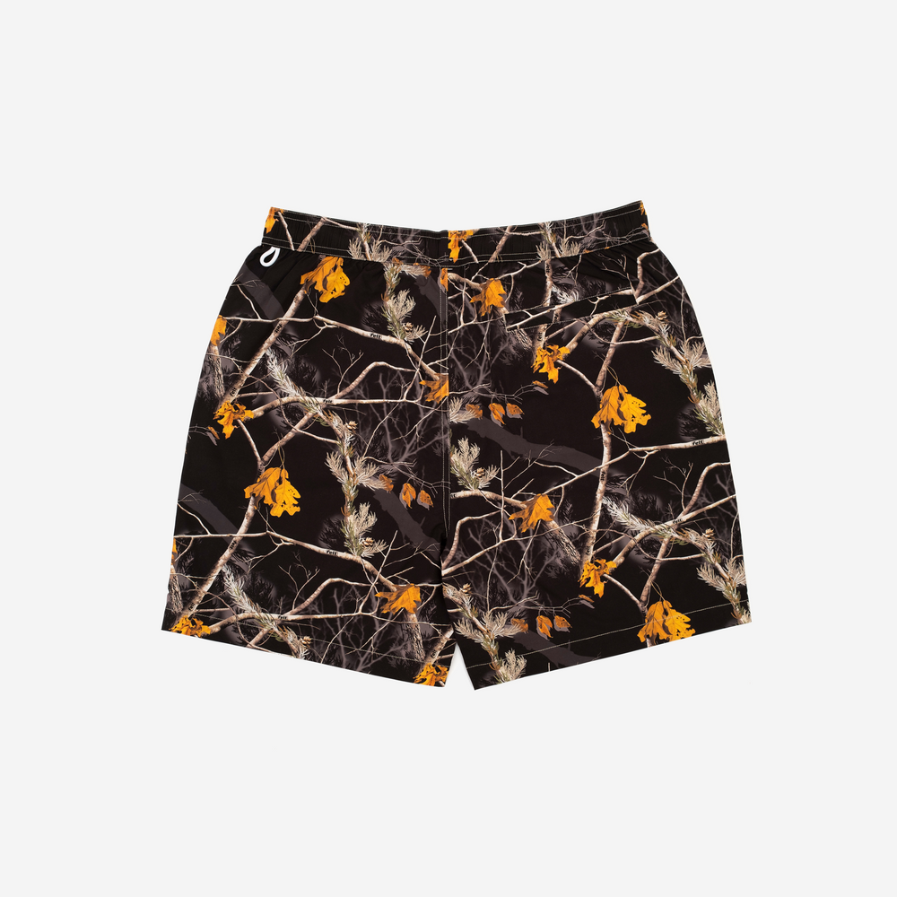 Camouflage Work Logo Swim Shorts