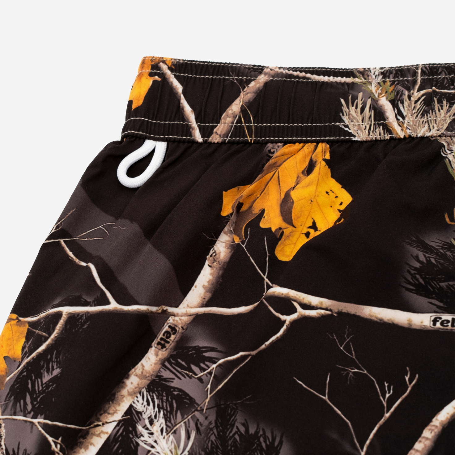 Camouflage Work Logo Swim Shorts