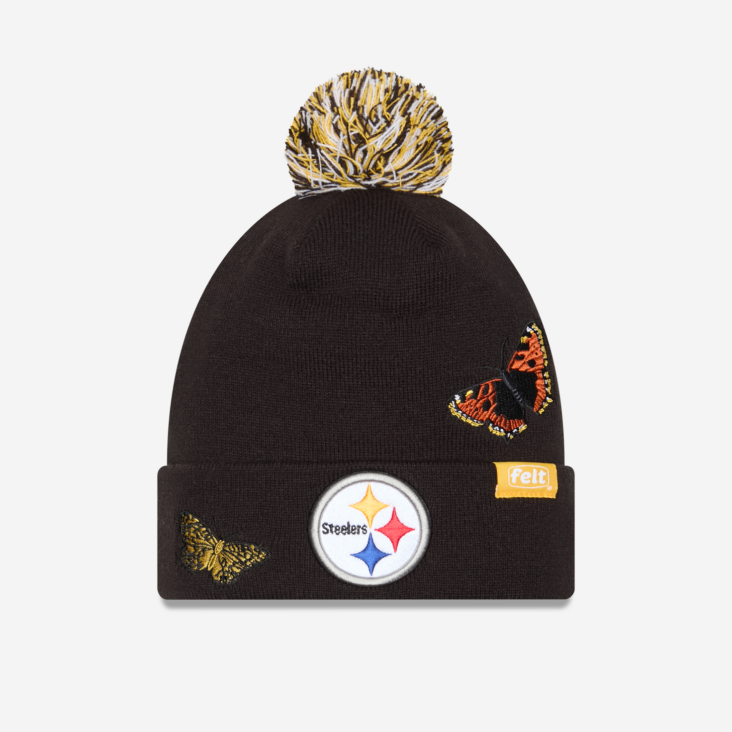 Pittsburgh Steelers Butterfly Garden Beanie