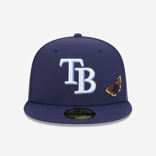 Tampa Bay Rays Butterfly Garden Baseball Cap