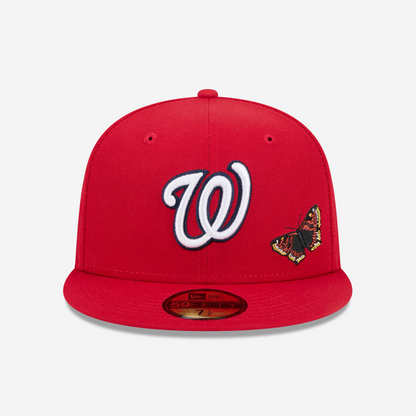 Washington Nationals Butterfly Garden Baseball Cap