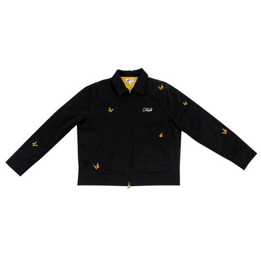 Butterfly Garden Jacket Black