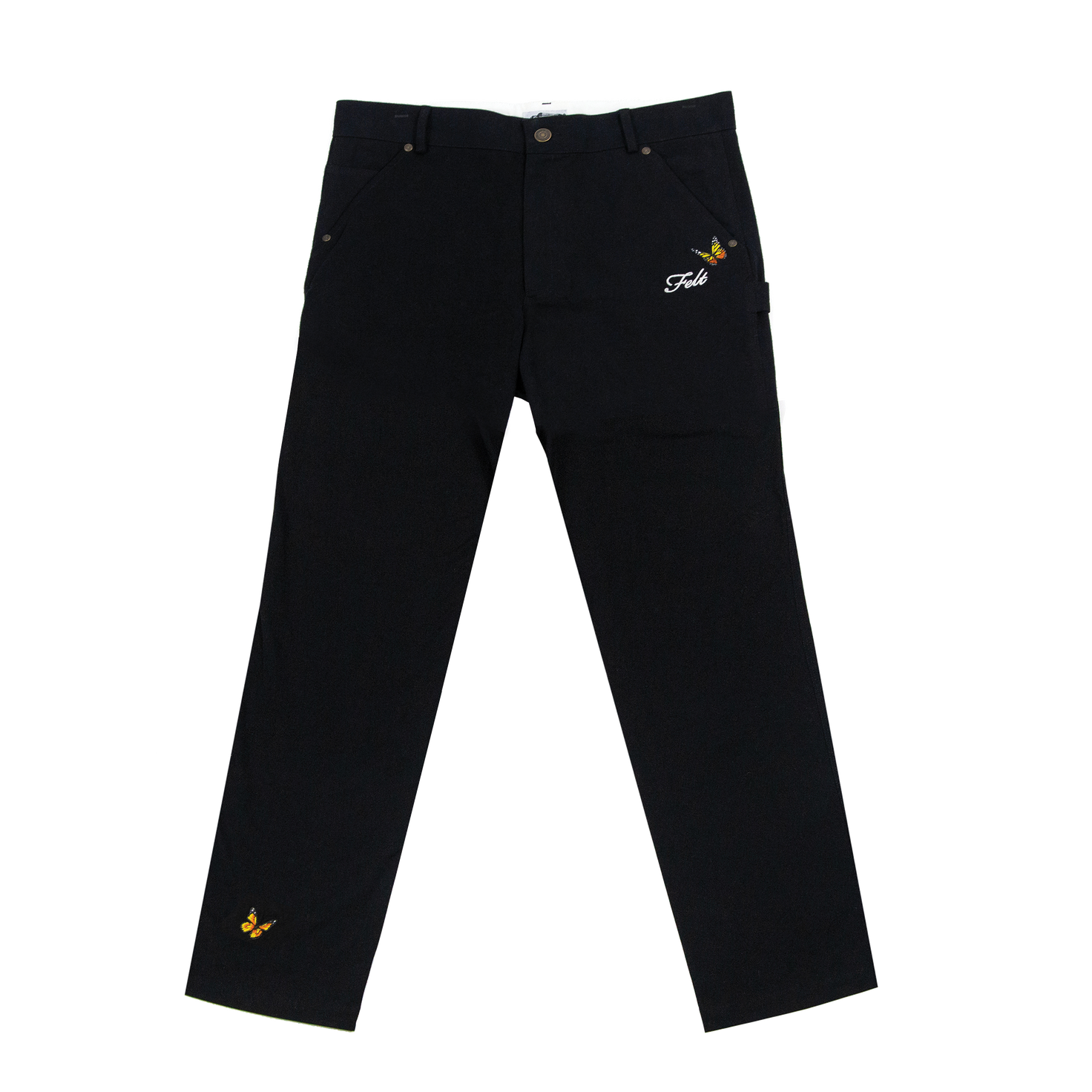 Butterfly Garden Pants Black