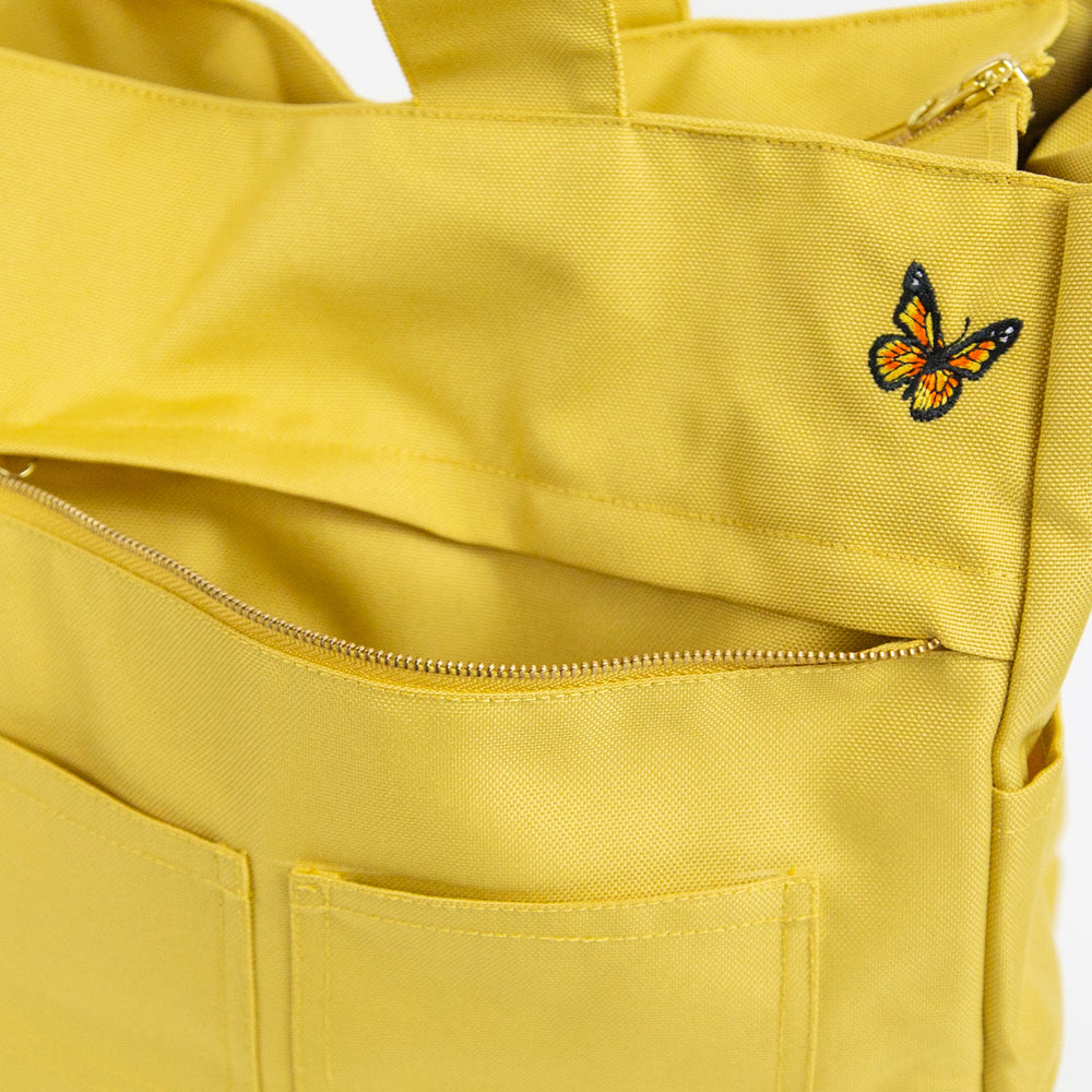 Outside Butterfly Bag Yellow