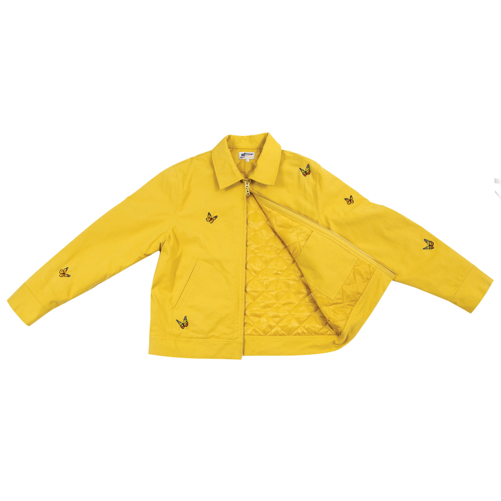 Butterfly Garden Jacket Yellow