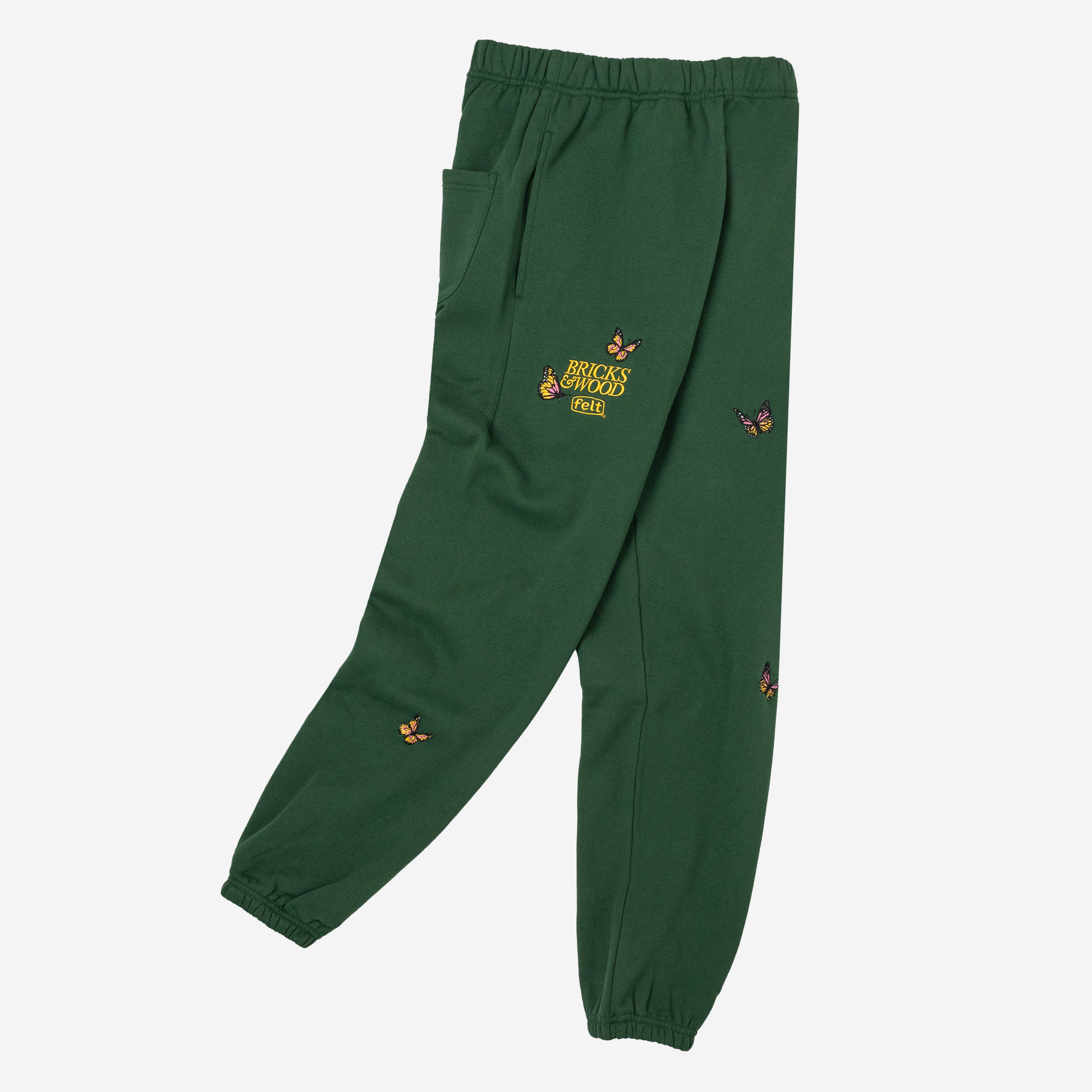 Buy MAISON EMERALD Butterfly Embellished Track Pants - Brown At 80% Off |  Editorialist